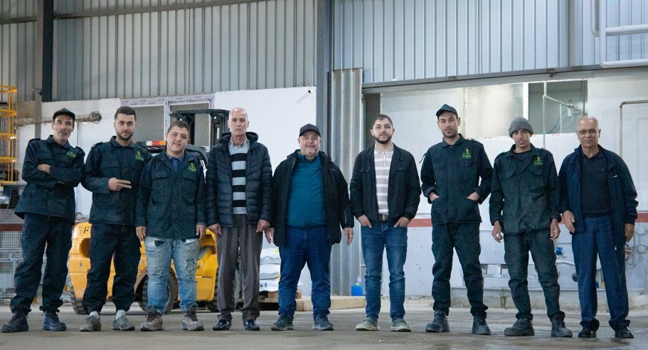 Équipe de l'usine ALF BELKIMOUCHE