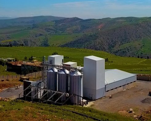 Vue aérienne de l'unité de fabrication ALF BELKIMOUCHE